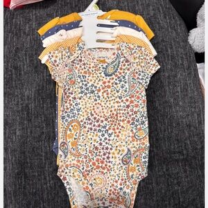Carter's Paisley and Floral Bodysuit Set